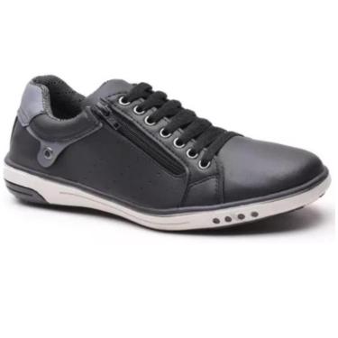 Imagem de Sapatênis Masculino Casual Preto com Ziper StarFox-Masculino