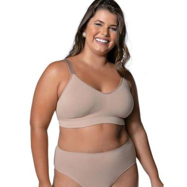 Imagem de Sutiã Ultraleve Plus DeMillus 61156, Bege rosado, UN