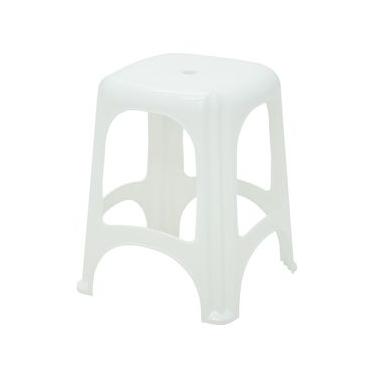Imagem de Banqueta Tramontina Niterói em Polipropileno Branco