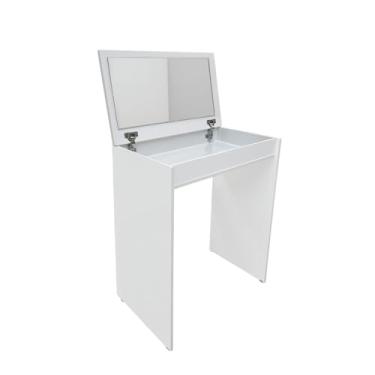 Imagem de Penteadeira Com Espelho o Camarim Maquiagem(Branca)