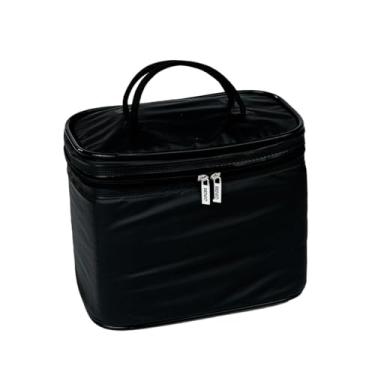 Imagem de Bolsa Térmica 7 Litros, Frasqueira Térmica Impermeável, Preto, Lancheira Térmica Compacta, Conserva Alimentos e Bebidas, Ideal para Trabalho, Academia e Uso Diário