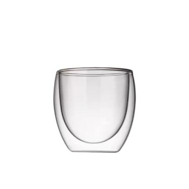 Imagem de Xícara De Vidro Duplo(80ml Sem alça 1 peça)