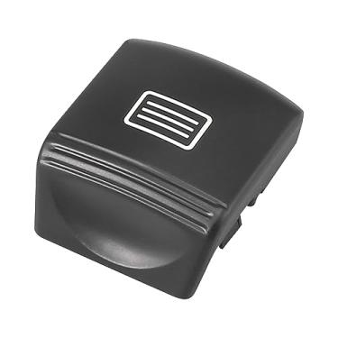 Imagem de X AUTOHAUX Tampa do botão do interruptor do teto solar do carro capa do interruptor do teto solar preta para Mercedes-Benz C-Class W204 E-Class W212 C207 CLS-Class W218 C218