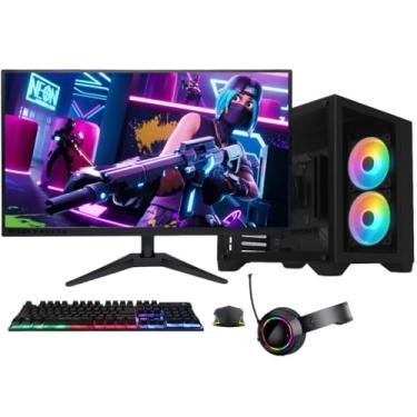 Imagem de PC Gamer Completo BluePC FORCE, AMD Ryzen 5, Radeon RX, 16GB DDR4, SSD 256GB, Fonte 500W, Monitor LED 20" - PGBP-FOR125