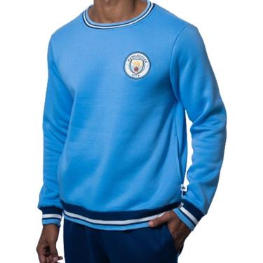Imagem de Moletom Balboa Manchester City Masculino - Azul Claro-Masculino