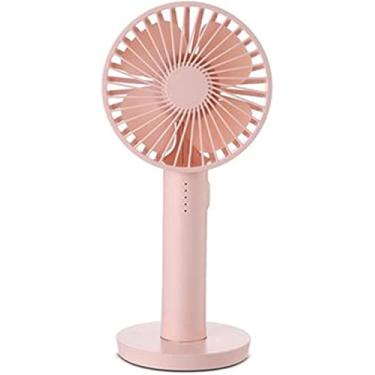 Imagem de AEWFRRV USB pequeno ventilador mini recarregável dormitório estudantil mudo estilo grande portátil desktop escritório ventilador portátil bateria ventilador elétrico simplicidade criativa verão yubin1993 (cor: a)