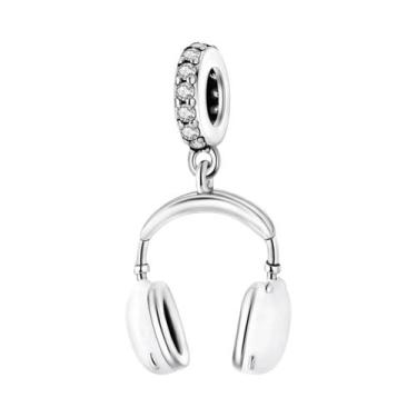 Imagem de Pulseira De Charms Em Prata Esterlina 925 Com Coração De Cão E Laço, J