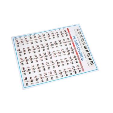 Imagem de aqxreight Diagrama de Tablaturas de Acordes de Piano para Iniciantes Prática de Dedos Acessórios para Instrumentos Musicais Livros de 88 Teclas que Os Alunos Usam P Acordes de PianoGráfico de de