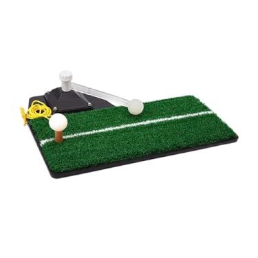 Imagem de YIJU Ferramenta portátil para treinamento de swing de golfe, auxiliando na consistência tacadas. Acessórios de golfe para treinamento em ambientes