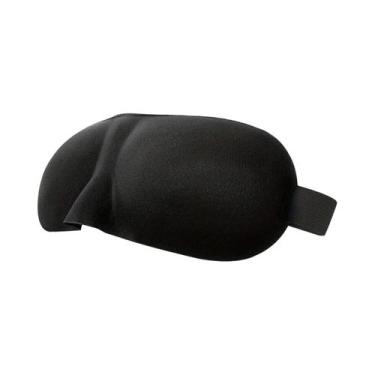 Imagem de Máscara De Dormir 3D Com Almofada Macia, Bloqueio De Luz, Auxílio Rela