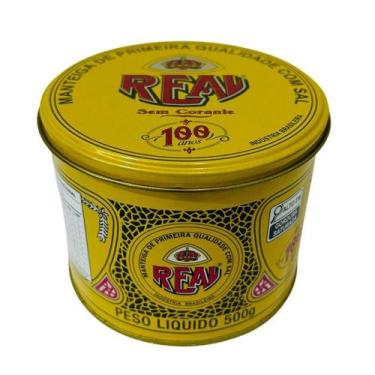 Imagem de Manteiga Real 500g - Salgado Irmãos Cia Ltda