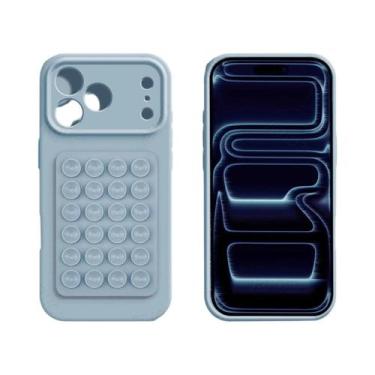 Imagem de Capa De Silicone Sólida Com Suporte De Sucção Para iPhone 16 15 14 pro