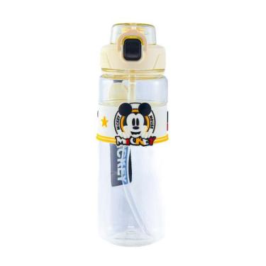 Imagem de Garrafa Mickey Mouse Infantil Resistente Plástico Escolar Menino Disne