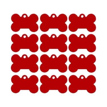 Imagem de Etiquetas De Identificação Para Cães Em Forma De Osso, Pacote Com 20 U