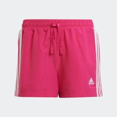 Imagem de Short Infantil Adidas Designed To Move 3-Stripes Feminino-Feminino