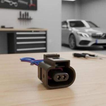 Imagem de Chicote Plug Vw Sensor Temperatura Cinza Gol Voyage G5 G6 - Congratula