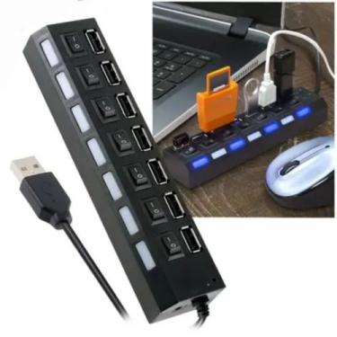 Imagem de Hub USB 7 Portas Para Melhor Experiencia Digital - Brup