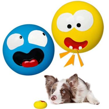 Imagem de Brinquedos para cães HOLYSTEED Squeaky Latex Balls para cães de médio/