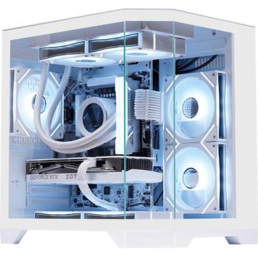 Imagem de Gabinete Gamer K-mex Aquário CG-W1KV Ângulo Micro Atx S/ Fan - K-mex I