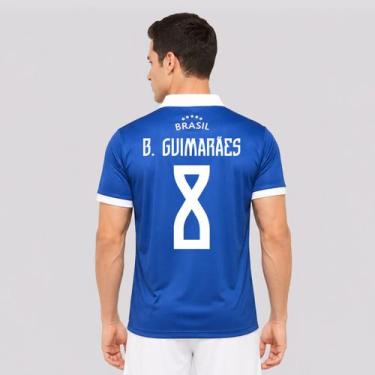 Imagem de Camisa Brasil Seleça Azul 8 B. Guimarães - Balboa, G