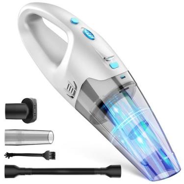 Imagem de Aspirador de mão sem fio FUOAYOC 6 kPa com luz LED 0,7 kg