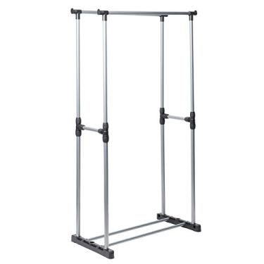 Imagem de rack de secagem ajustável varanda suporte para roupas penduradas para lavanderia seca e molhada dentro de casa roupas penduradas, Rack de secagem de roupas,