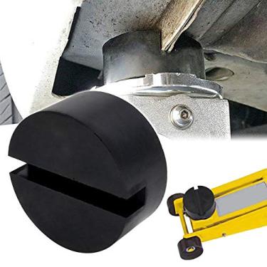 Imagem de Macaco de borracha antiderrapante adaptador de trilho suporte bloco de suporte resistente para elevar o carro acessórios para Honda Toyota, Nissan, Hyundai, Mazda
