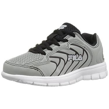 Imagem de Fila Tênis de skate unissex infantil Star Runner, Cintura Alta/Preto/Branco, 13 Little Kid