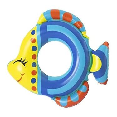 Imagem de Boia Circular Infantil Peixe Criança Piscina Praia 81cm
