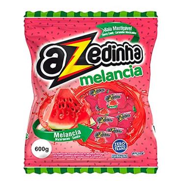 Imagem de Bala Mastigável Azedinha Melancia Pacote 600g - Riclan