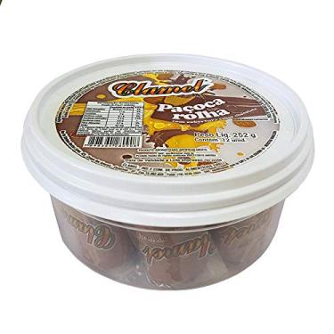 Imagem de Paçoca Rolha com Cobertura Sabor Chocolate 252g - Clamel