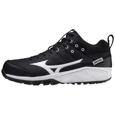 Imagem de Mizuno Tênis masculino Ambition 2 All Surface Mid Turf, preto-branco, 38