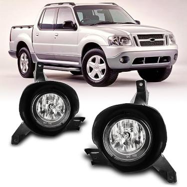 Imagem de Farol de neblina para Ford Explorer Sport 2001-2003 / Ford Explorer Sport TRAC 2001-2005 com lâmpadas H10 12V 42W Lâmpadas de condução AUTOFREE - 1 par (lentes transparentes)