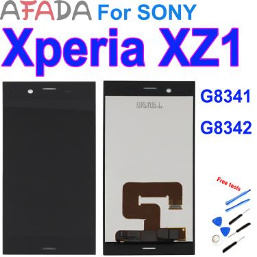 Imagem de Aaa  5.2 "lcd para sony xperia xz1 display lcd tela de toque xz1 dupla g8341 g8342 peças reposição