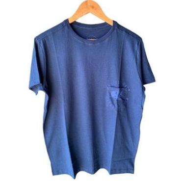 Imagem de Camiseta Richards Khaki Pocket Masculina Azul Marinho-Masculino