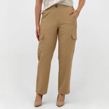 Imagem de Calça Aishty Reta em Tecido Feminina-Feminino