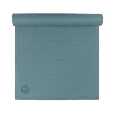 Imagem de YOGATERIA Bodhi Tapete Yoga Asana | PVC ECO | 4,5 mm espessura | Treino Ginástica e Pilates | Macio e Aderente (Azul Céu)