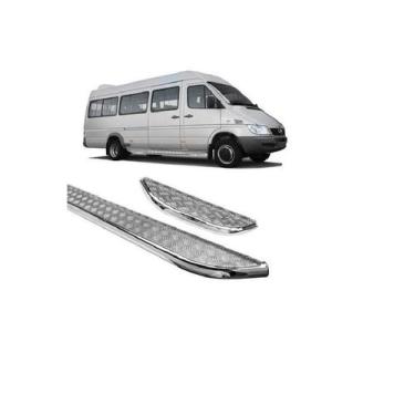Imagem de Estribo Sprinter 413 Par Chapa Cromado - HOZZ