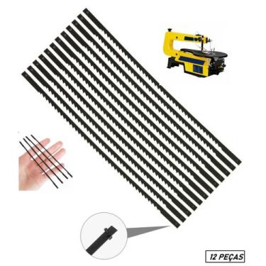 Imagem de Lâmina De Serra Para Tico Tico De Bancada Ferrari - 12 Pçs - Importado