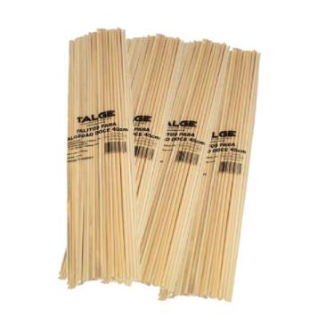 Imagem de 2000 Palito de Bambu Para Algodão Doce Talge de Bambu 40cm