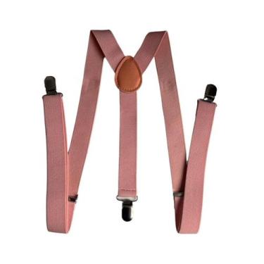 Imagem de Suspensórios Masculino E Feminino Largo 2,5cm - Várias Cores Ref:244 -