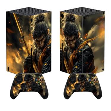 Imagem de PlayVital Wasteland Wukong Capas de vinil personalizadas para controle sem fio Xbox Core, adesivos de capa de decalque para controle de console Xbox Series X