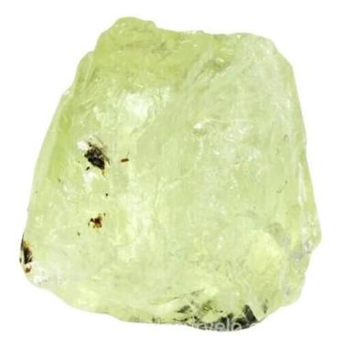 Imagem de 01 Espodumena Verde 3 a 5 cm Fonte Litio Natural Pedra Bruta - Cristai