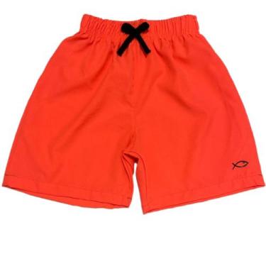 Imagem de Bermuda de Menino Liso peças com Elastanos Infantil Juvenil Moda Praia