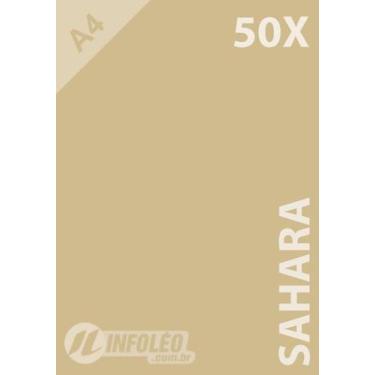 Imagem de 50 Folhas Papel Color Plus Sahara (Palha) A4 180g