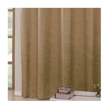 Imagem de Cortina Cetim Amassadinho 5,00m X 2,70m - CASA CHIC Enxovais, Avelã