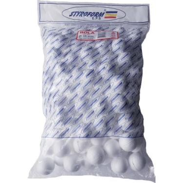Imagem de Bola de Isopor em EPS 35MM - Pacote com 100 Bolinhas - Styroform