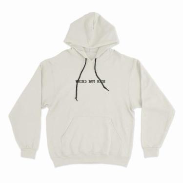Imagem de Moletom Com Capuz Weird But Nice - Studio Geek, P, Off white