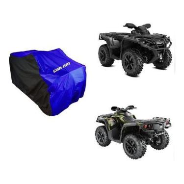Imagem de Capa Para Quadriciclo Can Am 650~1000 S/ Encosto - SPTS, PRETO/AZUL RO