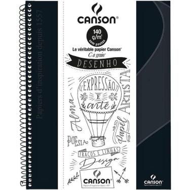 Imagem de Caderno Sketchbook Desenho 140g-m² 40 Folhas Canson